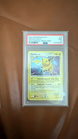 Pokemon Card SUPER RARE 7.5 Raichu