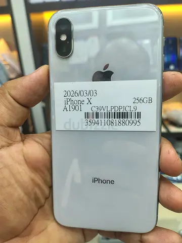 iPhone X Silver 256GB - Good Condition