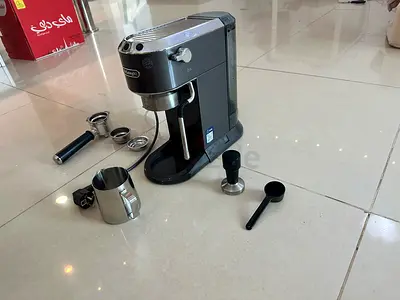 DeLonghi Dedica Arte Espresso Machine with Milk Frother (Grey)