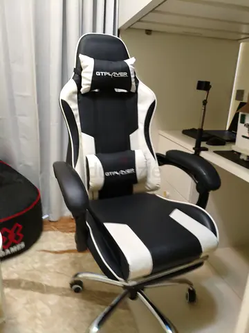 Black  White Ergonomic Gaming/Office Chair - Good Condition