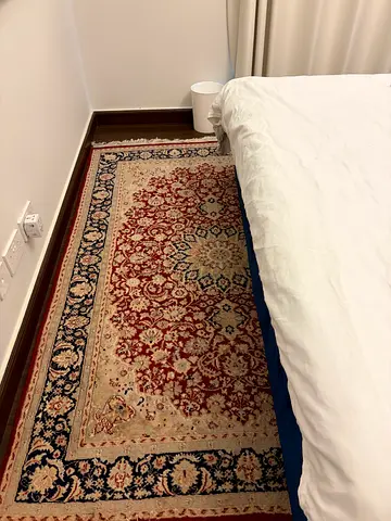 Traditional Middle Eastern-style area rug - good condition