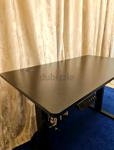 Height-Adjustable Standing Desk - Black, mint Condition - 6 months old