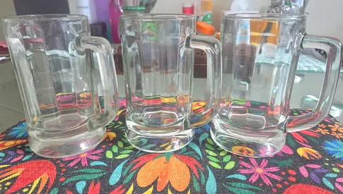 Beer Glass 🍻 ( Set of Three )