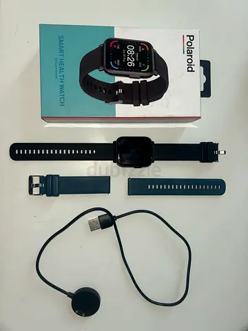 Polaroid Smart Health Watch with Charger and Extra Straps | 1.7 IPS 240 x 280 screen