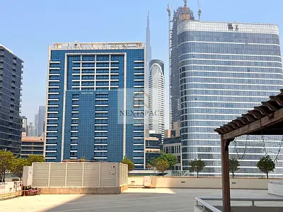 Hot Deal | 1 bedroom | big terrace | lake plus burj Khalifa view | Business bay
