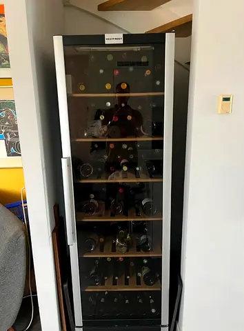 Vestfrost dual temperature wine fridge 197 bottles