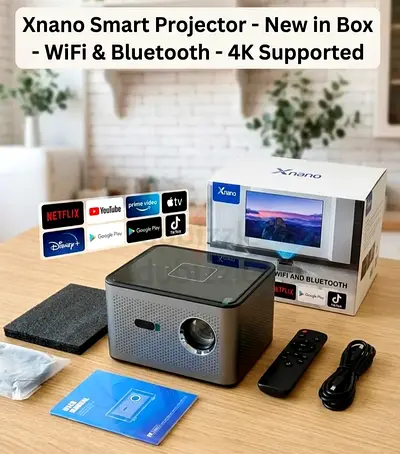 X3 Pro Smart Projector Portable HD 4K Projector / Screen Mirroring / E-focus + 4-point Keystone Corr
