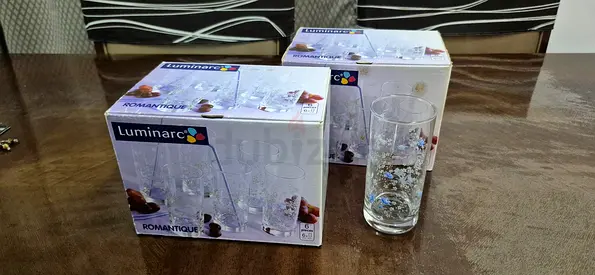 Priced to sell. Luminarc glasses and multiple kitchenware items