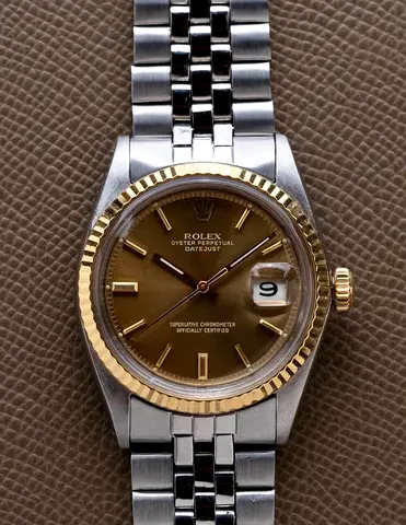 Rolex Datejust 1601 – Havana/Tobacco Brown Dial – Circa 1967