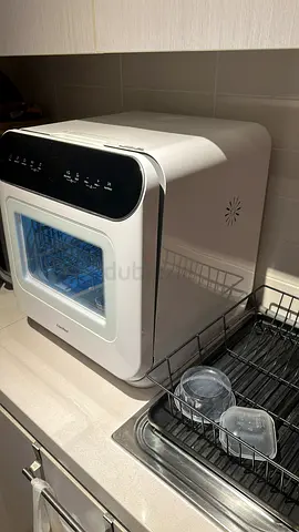 Compact Countertop Dishwasher — Good Condition, Works Well