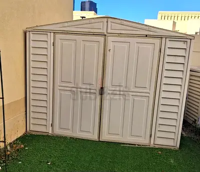 Outdoor Resin Storage Shed - Large Garden Tool Shed