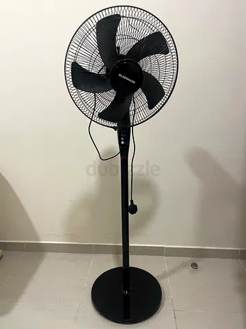 Black Standing Pedestal Fan - Good Working Condition