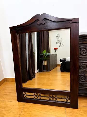 Marina Home Solid Wood Wall Mirror