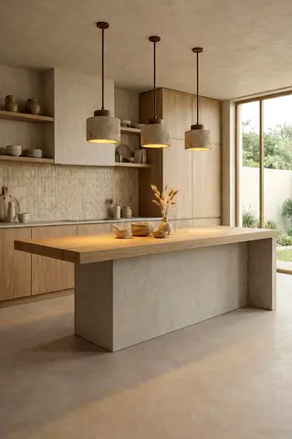Modern Minimalist Kitchen Island