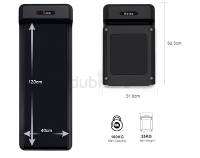 Compact Foldable Walking Treadmill / Walking Pad - 120cm Belt, 100kg Capacity