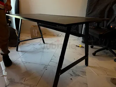 IKEA UTESPELARE 160x80 Large Black Gaming/Office Desk in Good Condition