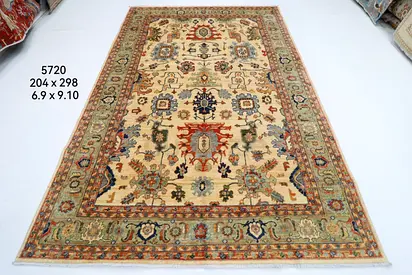 2x3 handmade new Authentic floral Design Carpet 204 x 298 cm afghan wool rug carpet