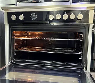 LA  Germania  LATEST model 5 Burner gass/electric top gass oven electric stove 90x60 cooking range