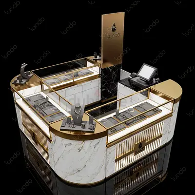 Modern Jewelry Kiosk