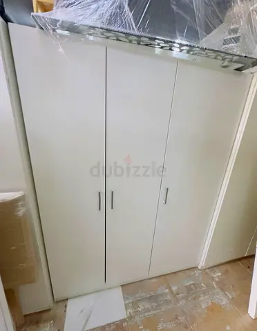 Modern 3 Door White Wardrobe
