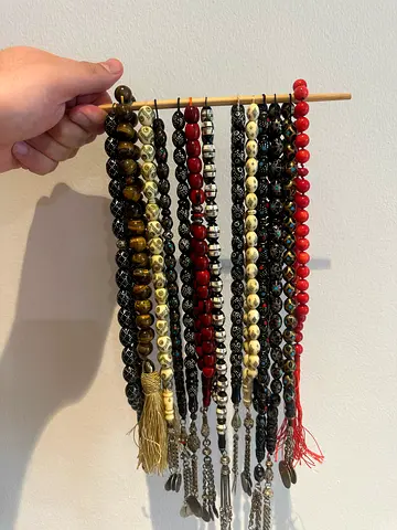 13 rosary with silver
