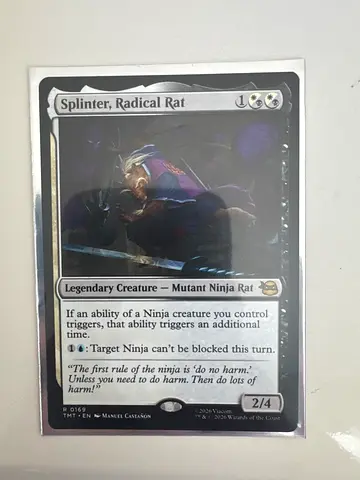 Magic: The Gathering - Splinter, Radical Rat (Rare Foil-like Card)