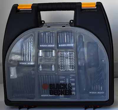 Black  Decker Drill and Accessory Kit with Carry Case