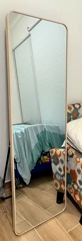 IKEA IKORNNES Standing Floor Mirror (Ash Wood Veneer) – Perfect Condition