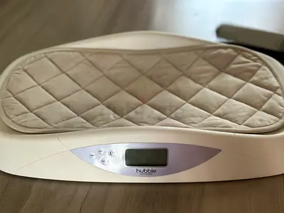 Hubble digital baby scale with washable pad
