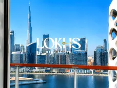 CANAL &amp; BURJ VIEWS | 4 CHEQUES | HIGH FLOOR