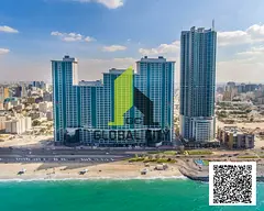 Luxury 3-Bedroom Duplex for Rent in Ajman Corniche Residence | Full Sea View | High Floor | 3,400 Sq