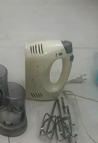 Hand Mixer with Beaters and Small Chopper - Used