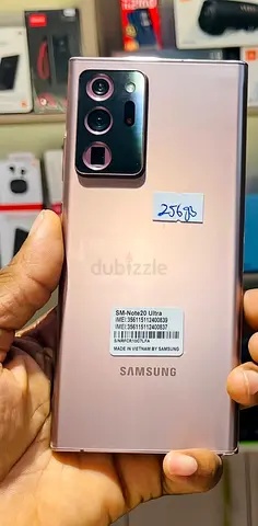 Samsung Galaxy note 20 Ultra bronse color 12 Gb 256 gb 10/by 10 brand new with full box and accessor