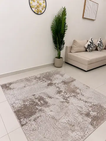 Classifieds: Neutral Abstract Modern Rug - Beige/Grey, Excellent ...