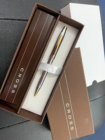 BRAND NEW GOLD SILVER CROSS PEN