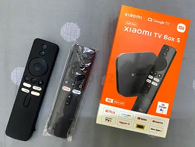Xiaomi TV Box S (2nd Gen) with Google TV — Remote + Original Box