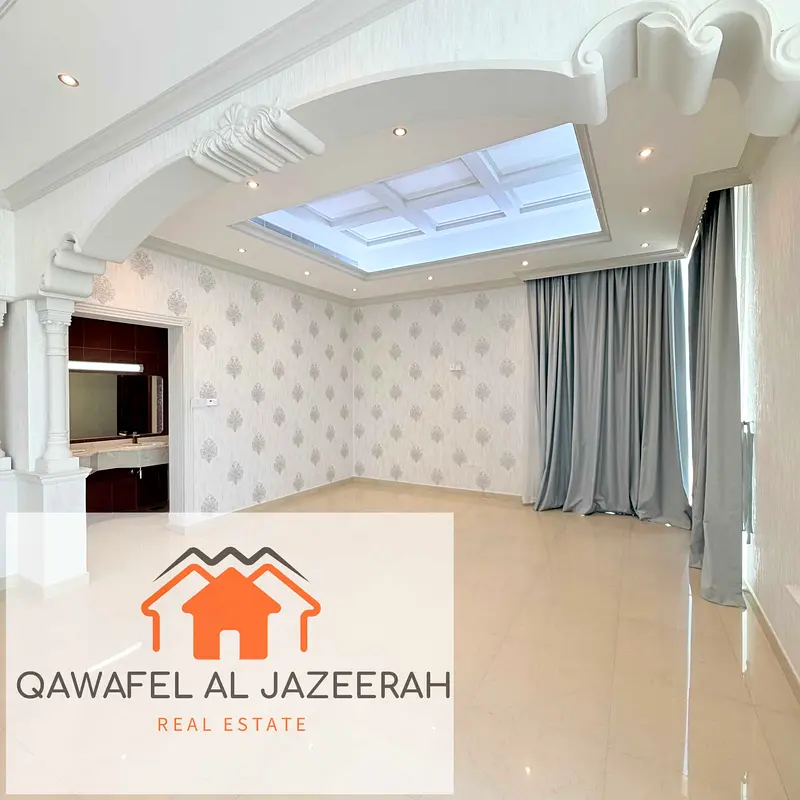 Very nice villa for rent in al khawaneej [ 7bedroom + hall + majlas + driver + service block ]
