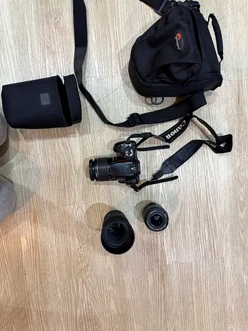 Canon Camera with lenses