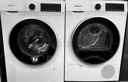 Siemens iQ300 Latest Version 9kg Washer  9kg Dryer Set – Separate Units | WiFi Diagnostic