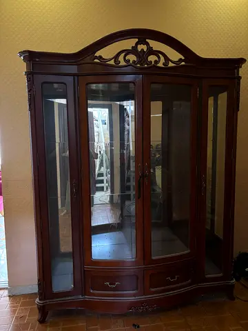 Brand new vintage glass cabinet