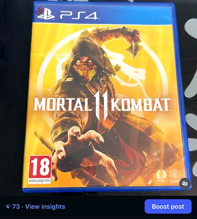 Mortal Kombat 11 (PS4) - Complete Case