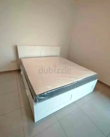 IKEA brimness queen size 160×200cm bed frame with headboard+ 4 big storage drawers + IKEA mattress ✨