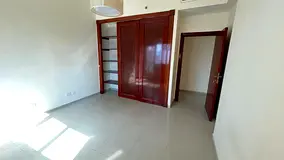 2BHK in Al Taawun near Al Mamzar, master bedroom, 2 balconies, free AC, gym, one month free. Special