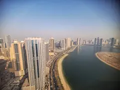 3HK apartment for annual rent in Sharjah - Al Mamzar | Maid's room, storage room, laundry room |