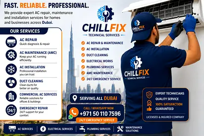 Chill Fix Technical Services | AC, Electrical, Plumbing  Maintenance