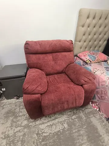 Burgundy Recliner Armchair