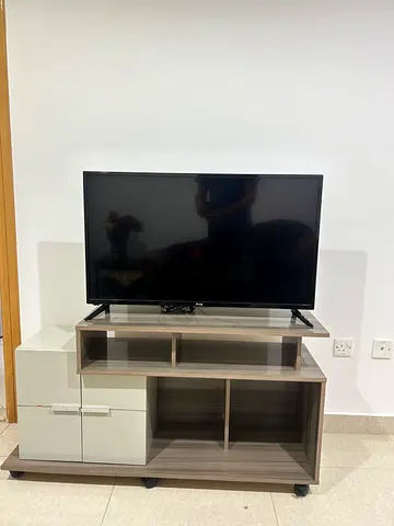 TV with Modern Storage TV Stand