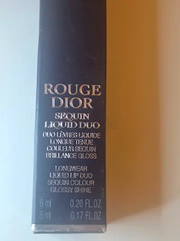 Rouge Dior Sequin Liquid Duo - New(6ml + 5ml) Limited Edition 719 Acrobat روج ديور جديد