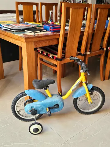 DECATHLON Kids 3-5 Years 2-in-1 14-Inch Balance Bike