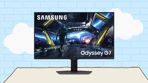 Samsung 27 Inch Odyssey G7 G70D UHD 144Hz Gaming Monitor LS27DG702EEXXY
